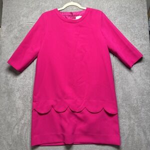 Kate Spade Pink Shift Dress Women's 6 Short Sleeve Mod Style Mini‎ Preppy